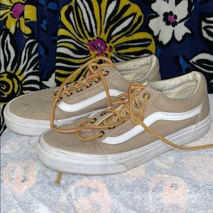 Rare Retro Old Skool Tan Vans